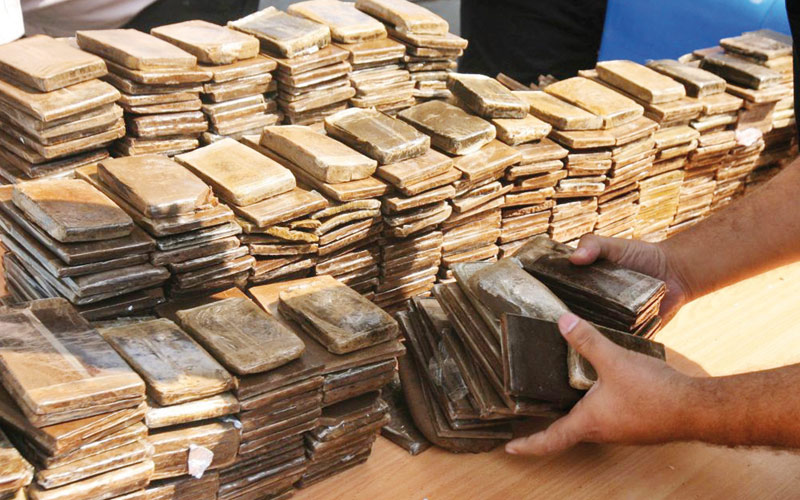 Fès : Saisie de 2,65 tonnes de Chira à Moulay Yaacoub