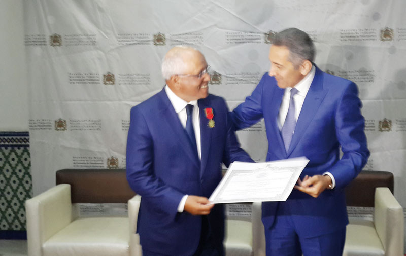 Chaïbi fait Officier dans l’ordre du Ouissam du Trône