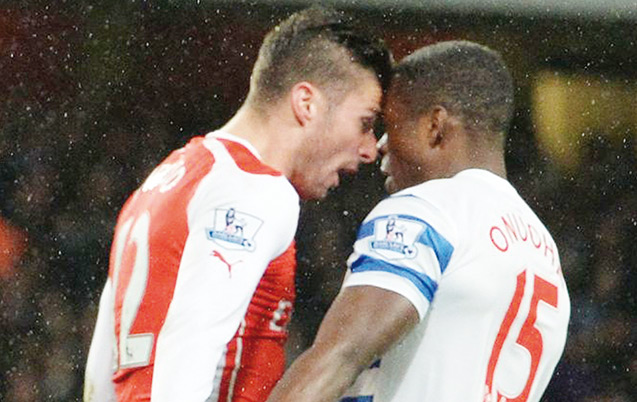 Premier League : Giroud, un Bleu qui voit rouge