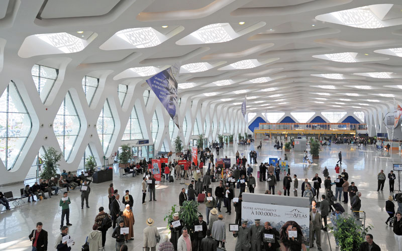 Hausse de 7.41% du trafic aérien des passagers à l’aéroport Marrakech-Menara