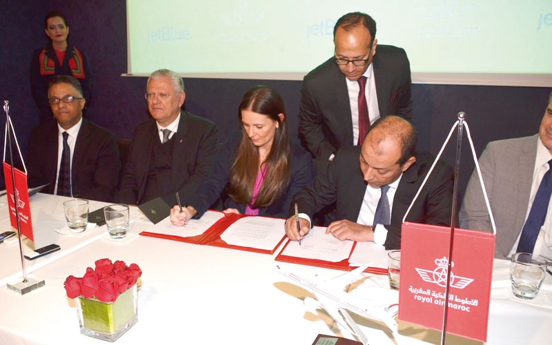 Royal Air Maroc étend son réseau aux Etats-Unis: Signature d’un accord entre la compagnie nationale et JetBlue