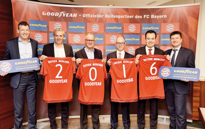 Partenariat: Goodyear signe avec le FC Bayern de Munich