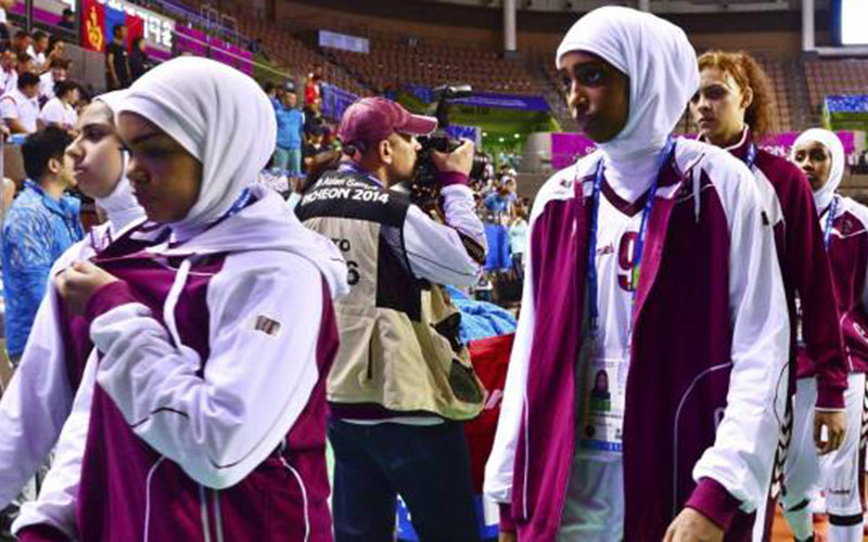 Interdites de voile, les Qatariennes quittent les Jeux Asiatiques