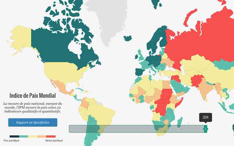 Indice mondial de la Paix 2014: Le Maroc en tête des pays du Maghreb