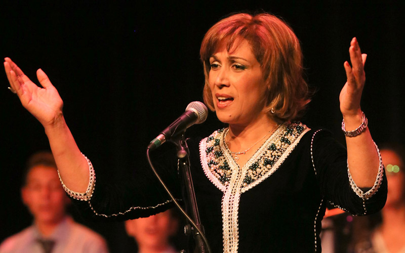 Samira Kadiri en concert à Varsovie