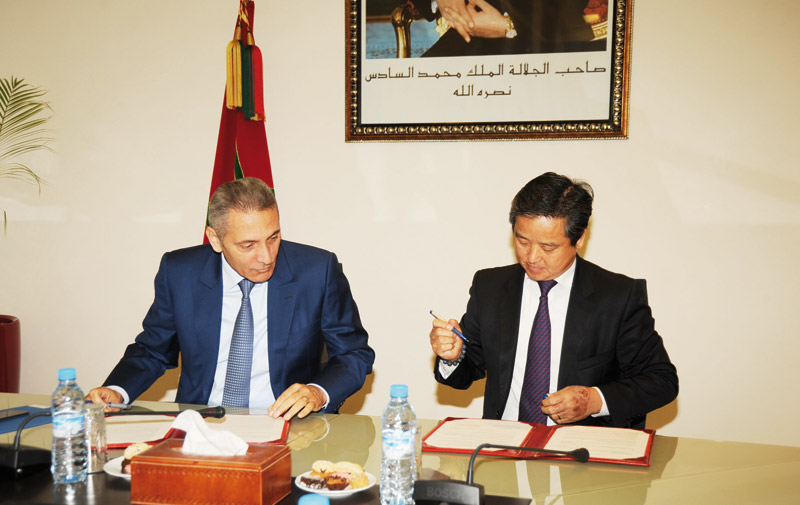 Signature d’une lettre d’intention: Les Chinois veulent s’implanter en force au Maroc