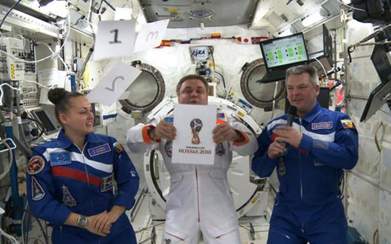 Coupe du monde 2018 : le logo de la compétition dévoilé depuis l’espace
