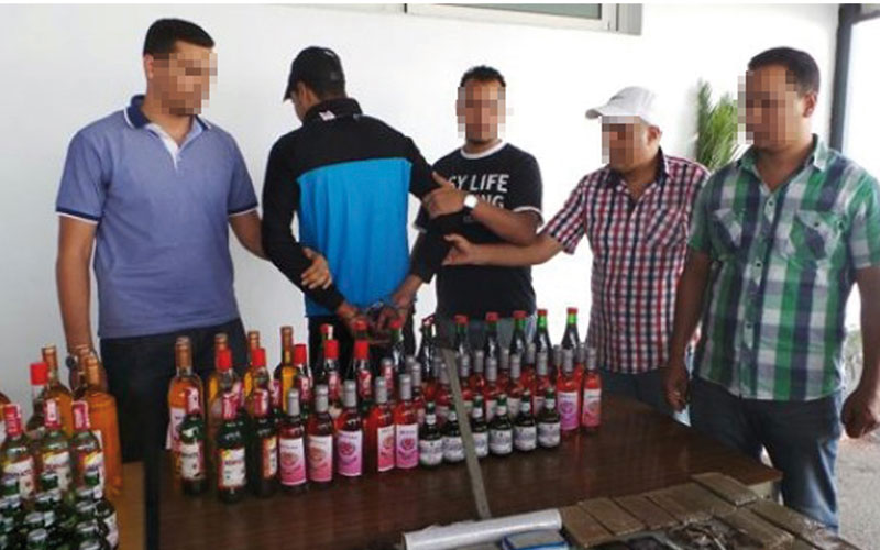 Casablanca : Saisie de boissons alcoolisées de chez deux «Guerrabas»
