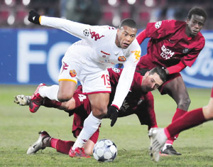 La Roma devance Chelsea dans le groupe A