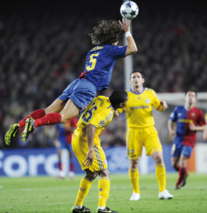 Le Barça privé de Puyol et Marquez face à Chelsea