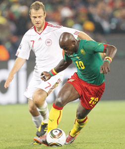 Cameroun-Danemark : le Cameroun premier éliminé du Mondial