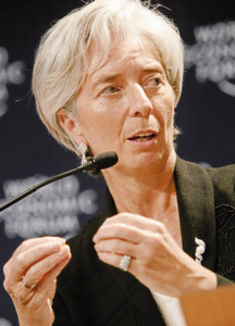 Christine Lagarde ne croit pas à une faillite de la Grèce