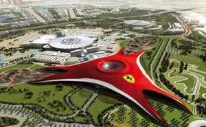 Ferrari World, pour promouvoir Abou Dhabi