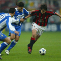 Milan et Porto : Un pied en demi