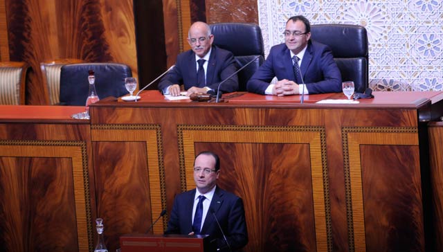 Le président Hollande devant les parlementaires: «Le Maroc s affirme comme un pays de stabilité et de sérénité»