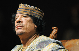 Libye-Suisse : une affiche associant Kadhafi à un criminel