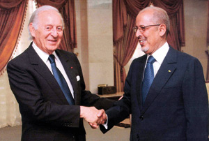 Le président de l’UBM, Othman Benjelloun, obtient le soutien du président mauritanien à la création d’une monnaie unique au Maghreb
