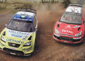 WRC : Duel jusqu’auboutiste entre Citroën et Ford