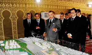 SM le Roi lance le projet Oujda Urba Pôle