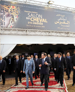 SM le Roi inaugure la première édition du Salon du cheval d’El Jadida