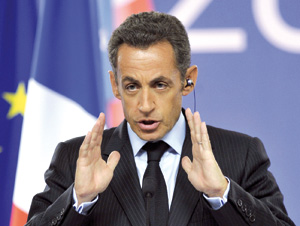 Nicolas Sarkozy tire son épingle de la crise