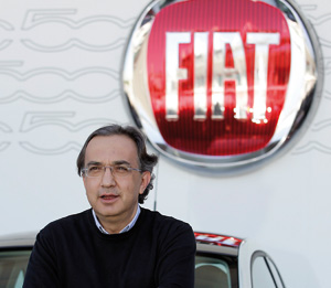 Marchionne mécontent de l’absence de rentabilité de Fiat en Italie