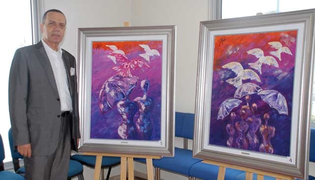 Exposition : Abdellah Yacoubi retrace la terre, la fleur et la femme
