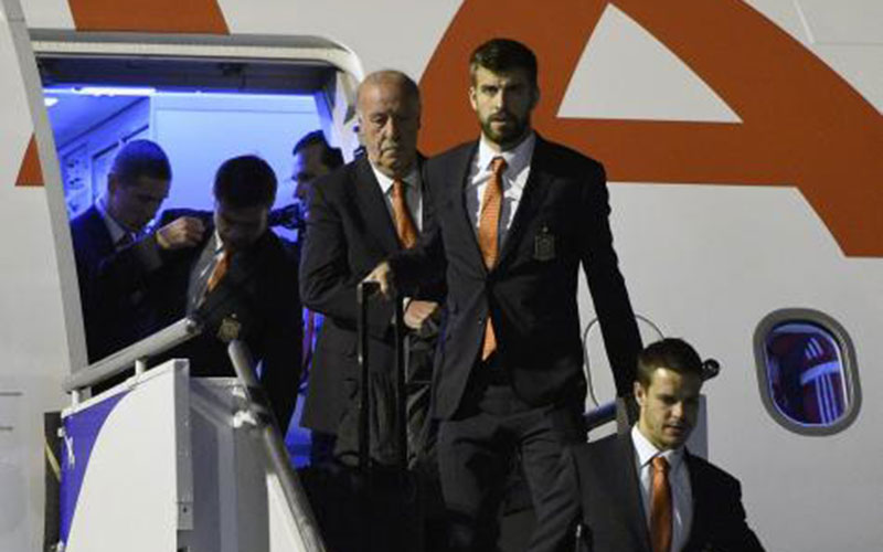 Coupe du monde 2014 – L’Espagne est arrivée au Brésil