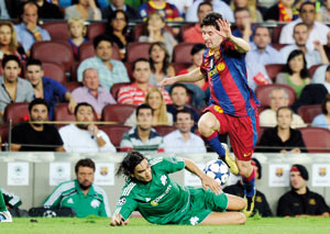 Le Barça beaucoup trop rapide pour le «Pana»