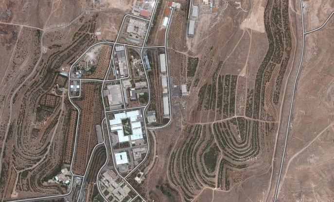 La télévision syrienne diffuse des images du site attaqué
