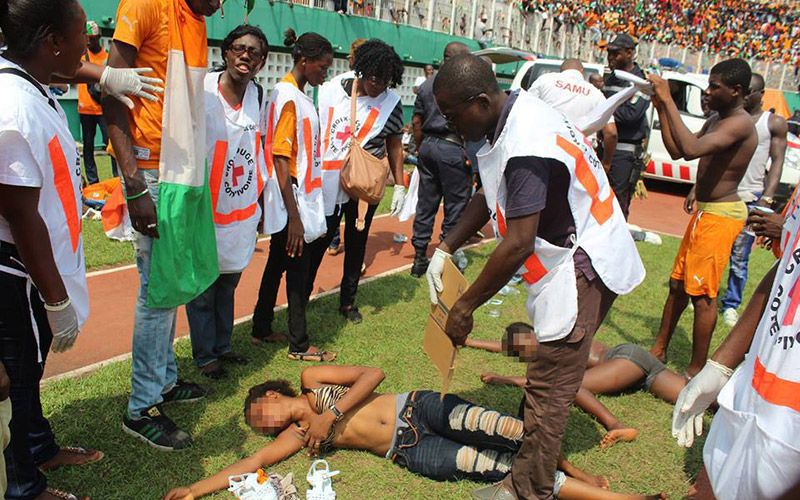 En images – La Côte d’Ivoire fête son triomphe au stade Felix Houphouet Boigny