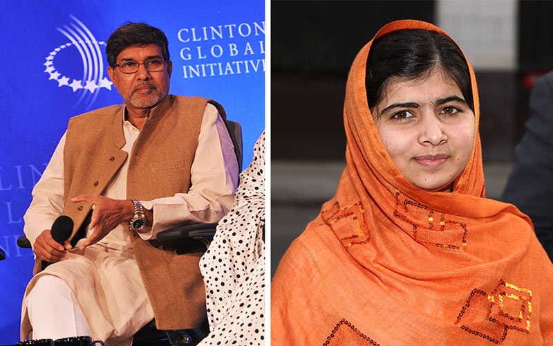 Le Nobel de la paix attribute à la Pakistanaise Malala et à l’Indien Satyarthi