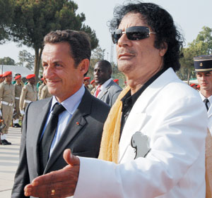 France : Lune de miel en perspective entre Sarkozy et Kadhafi