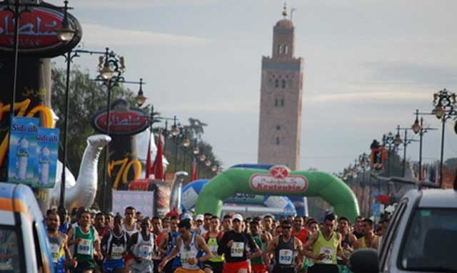 Course internationale de Marrakech (10 km): participation d’environ 2.000 athlètes à la 3è édition