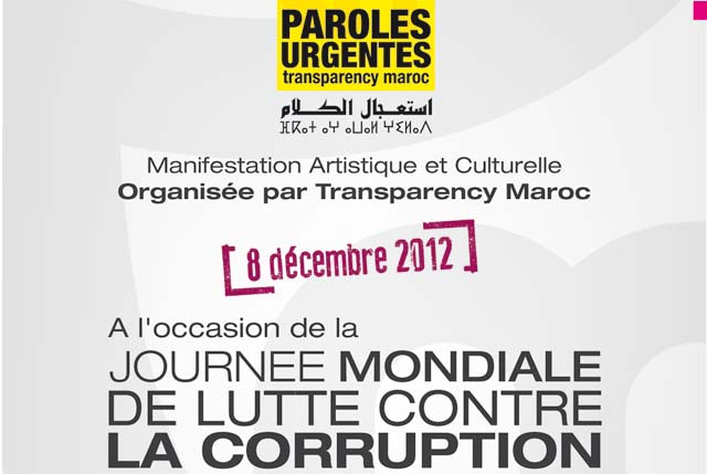 Événement à Casablanca : «Paroles urgentes» : Pour dire non à la corruption