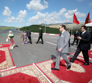 Inauguration de l’autoroute de desserte du port Tanger-Med