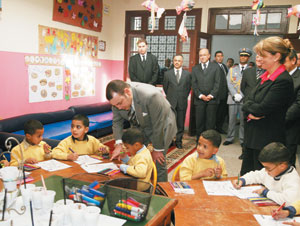 SM le Roi visite Dar Al Atfal Akkari