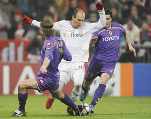 Le Bayern arrache la victoire face à la Fiorentina