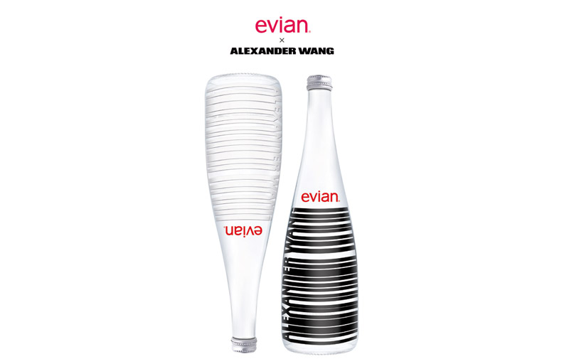 Evian : une bouteille signée Alexander Wang