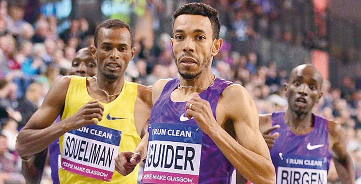 Circuit mondial en salle: Iguider signe la MPM du 1500 m à Glasgow