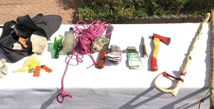 Casablanca : 18 supporters munis de différentes armes blanches arrêtés