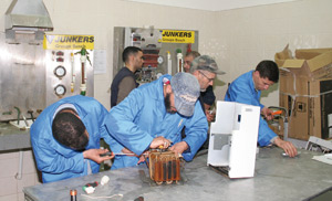 Des séances de sensibilisation chez Bosch Junkers