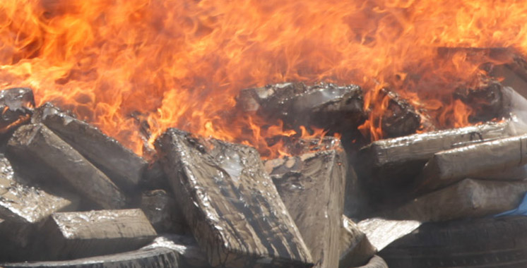 Dakhla : Destruction de drogues, de cigarettes et de produits impropres à la consommation