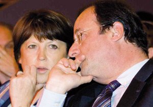 France : Hollande et Aubry, une ligne de départ, deux styles