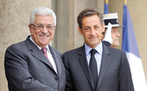 Nicolas Sarkozy adoube Abbas avec l’Etat palestinien