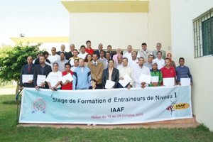 23 cadres nationaux bénéficiaires d’un stage IAAF à Rabat