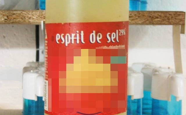 L esprit de sel, un produit ménager à bannir !