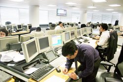 La bourse en net retrait