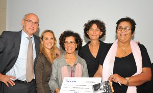 Solidarité féminine reçoit un don de 15.000 euros