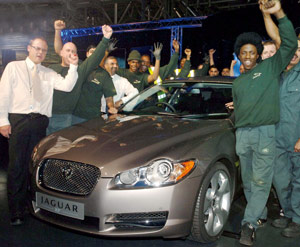 Jaguar XF : Baptême d’usine